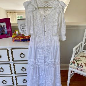 White LoveShackFancy dress